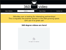 Tablet Screenshot of 360video.com